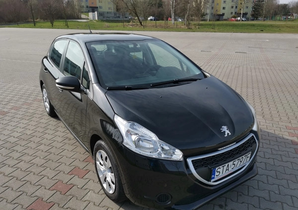 Peugeot 208 cena 20900 przebieg: 134000, rok produkcji 2013 z Radzionków małe 154